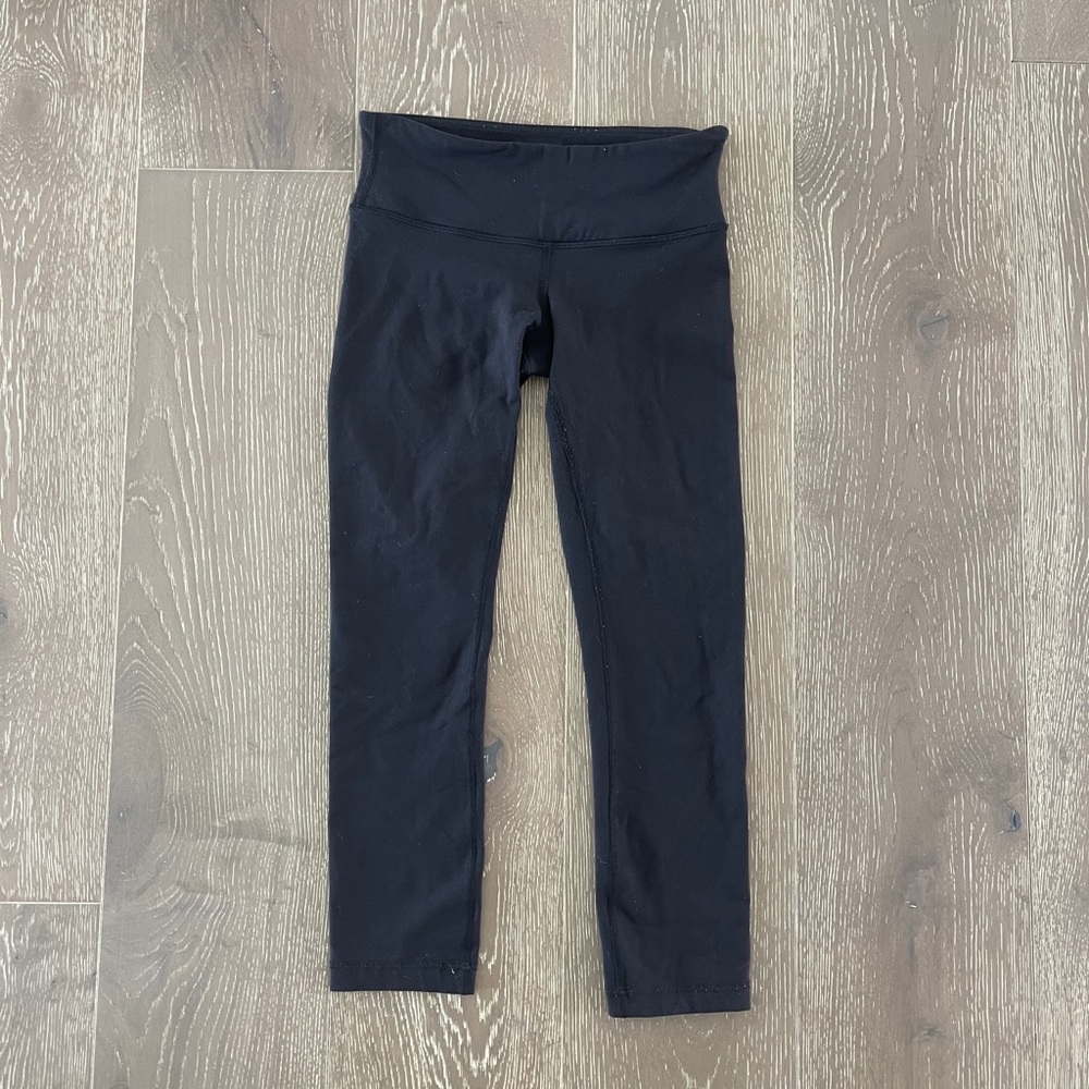 Black Cropped Lululemon Leggings